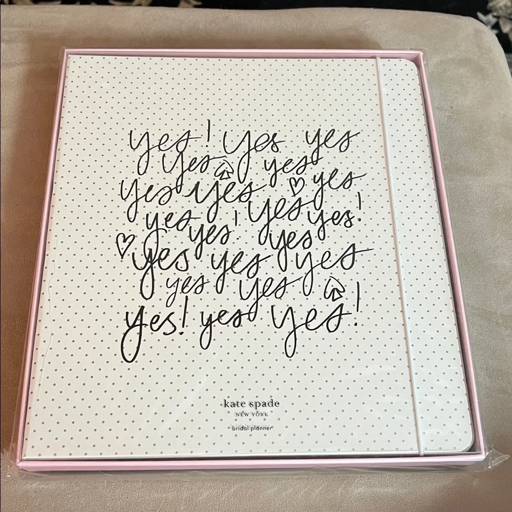 Kate Spade Yes Yes Yes Bridal Planner NIB